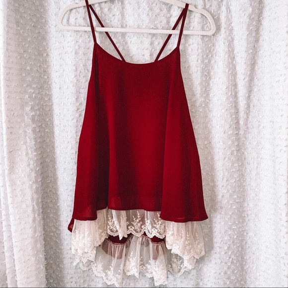Umgee Tops - Umgee Layered Lace Tank Top
